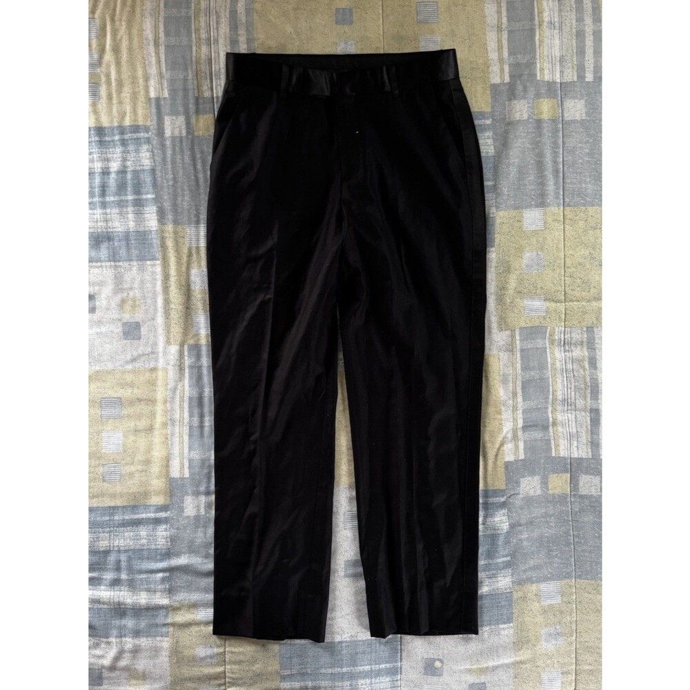 Calvin Klein Black Regular Straight Dress Pants Sz 20